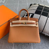 BIRKIN 25 TOUCH MISSISSIPPIENSIS ALLIGATOR LEATHER & TOGO LEATHER GOLD WITH GOLD HARDWARE (GHW)