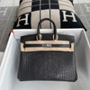 BIRKIN 25 MATTE MISSISSIPPIENSIS ALLIGATOR LEATHER GRAPHITE WITH PALLADIUM HARDWARE (PHW)