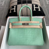 BIRKIN 30 MATTE MISSISSIPPIENSIS ALLIGATOR LEATHER VERT D'EAU WITH PALLADIUM HARDWARE (PHW)