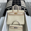 BIRKIN 25 OSTRICH LEATHER PARCHEMIN WITH GOLD HARDWARE (GHW)