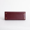 KELLY 25 BOX LEATHER BORDEAUX WITH GOLD HARDWARE (GHW)