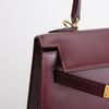 KELLY 25 BOX LEATHER BORDEAUX WITH GOLD HARDWARE (GHW)