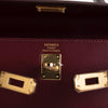 KELLY 25 BOX LEATHER BORDEAUX WITH GOLD HARDWARE (GHW)