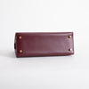 KELLY 25 BOX LEATHER BORDEAUX WITH GOLD HARDWARE (GHW)