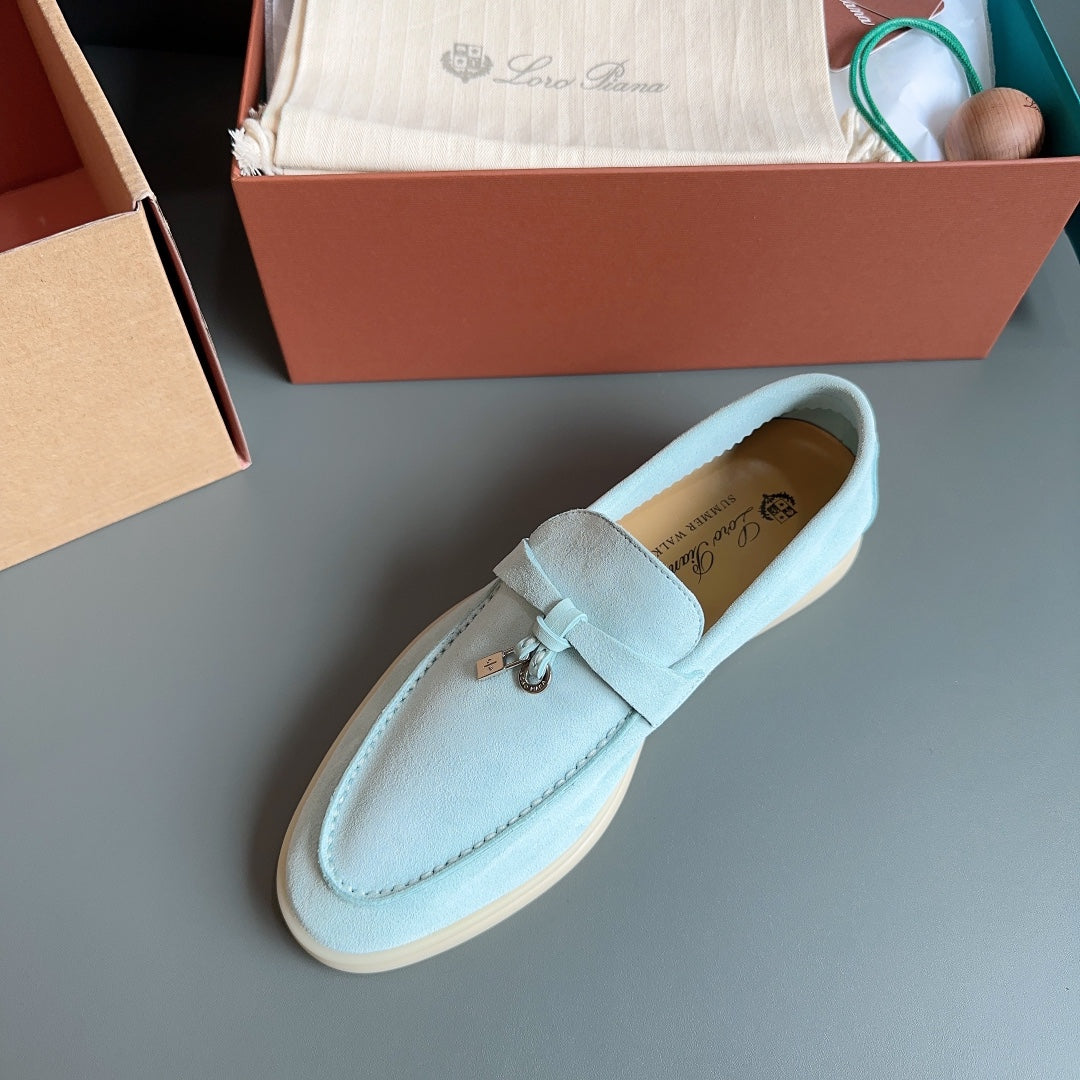 SUMMER WALK SUEDE LOAFERS