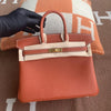 BIRKIN 25 TOGO LEATHER 4E SIENNA BROWN WITH GOLD HARDWARE (GHW)