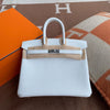 BIRKIN 25 EPSOM LEATHER BLANC (WHITE) WITH PALLADIUM HARDWARE (PHW)