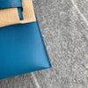 KELLY POCHETTE SWIFT LEATHER BLEU IZMIR WITH PALLADIUM HARDWARE (PHW)