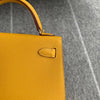 MINI KELLY II (20) EPSOM LEATHER JAUNE AMBRE WITH GOLD HARDWARE (GHW)