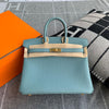 BIRKIN 25 TOGO LEATHER BLUE CIEL WITH GOLD HARDWARE (GHW)