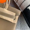 BIRKIN 25 EPSOM LEATHER ETOUPE PALLADIUM HARDWARE (PHW)