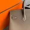 BIRKIN 25 EPSOM LEATHER ETOUPE PALLADIUM HARDWARE (PHW)