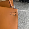 MINI KELLY II (20) EPSOM LEATHER GOLD WITH PALLADIUM HARDWARE (PHW)