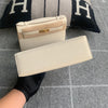 KELLY POCHETTE SWIFT LEATHER CRAIE WITH PALLADIUM HARDWARE (PHW)