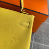 KELLY 25 TOGO LEATHER JAUNE DE NAPLES WITH GOLD HARDWARE (GHW)