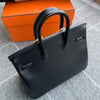 BIRKIN 25 BLACK BOX LEATHER WITH GOLD HARDWARE (GHW)