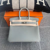 BIRKIN 25 TOGO LEATHER GRIS MOUETTE TOGO PALLADIUM HARWARE (PHW)