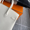 BIRKIN 25 TOGO LEATHER CRAIE WITH PALLADIUM HARDWARE (PHW)