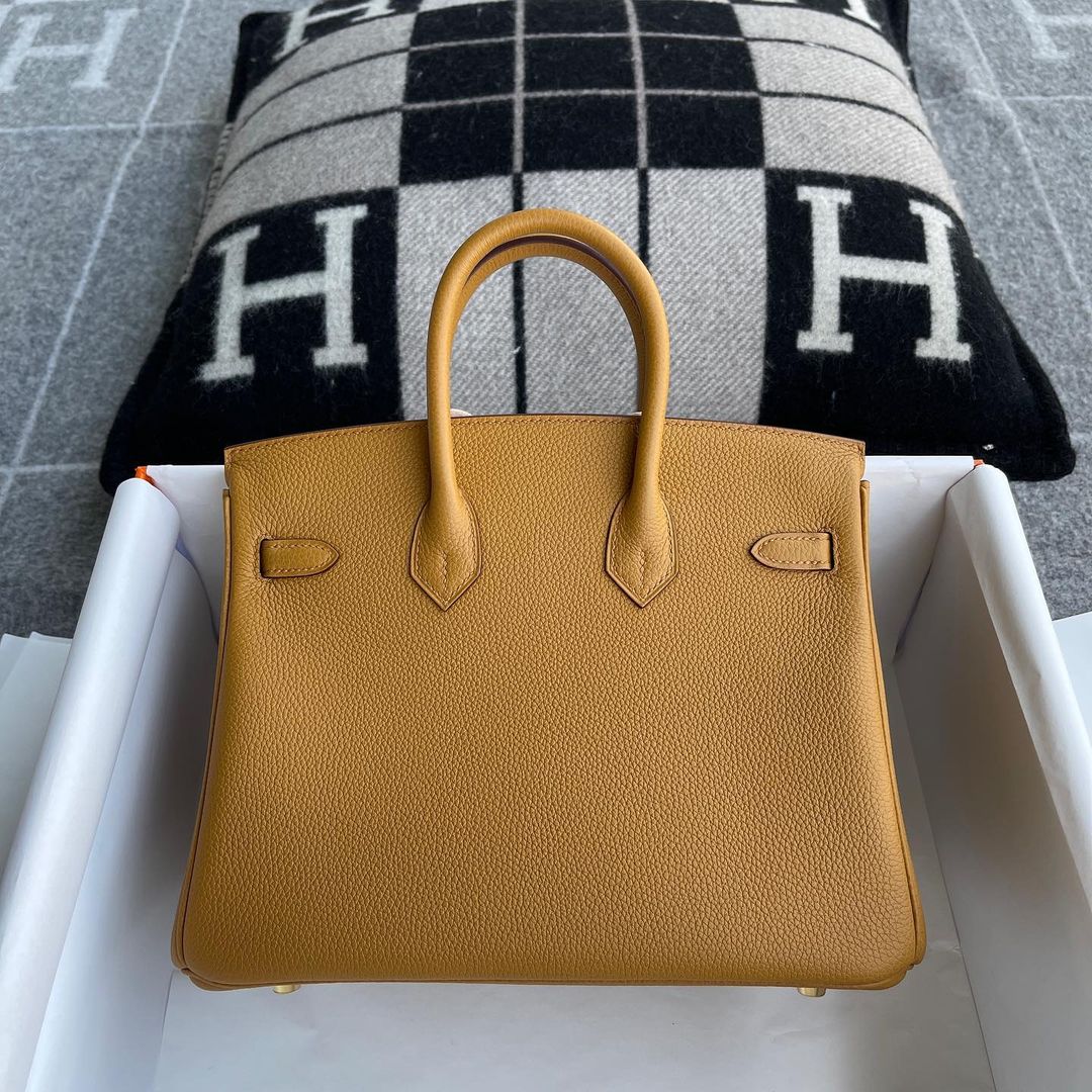 BIRKIN 25 TOGO LEATHER SESAME WITH GOLD HARDWARE (GHW)