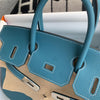 BIRKIN 30 TOGO LEATHER BLEU JEAN WITH PALLADIUM HARDWARE (PHW)