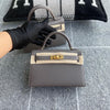 MINI KELLY II (20) EPSOM LEATHER ETAIN WITH GOLD HARDWARE (GHW)