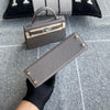 MINI KELLY II (20) EPSOM LEATHER ETAIN WITH GOLD HARDWARE (GHW)