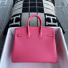 BIRKIN 25 EPSOM LEATHER ROSE AZALEE WITH PALLADIUM HARDWARE (PHW)