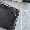 KELLY POCHETTE NOIR (BLACK) LIZARD (LÉZARD) WITH GOLD HARDWARE (GHW)