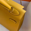 KELLY 25 EPSOM LEATHER JAUNE AMBRE WITH GOLD HARDWARE (GHW)