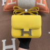 CONSTANCE 18 (MINI) EPSOM LEATHER JAUNE DE NAPLES WITH PALLADIUM HARDWARE (PHW)