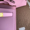 MINI KELLY II (20) EPSOM LEATHER MAUVE SYLVESTRE WITH GOLD HARDWARE (GHW)