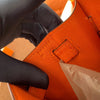 KELLY 28 OSTRICH LEATHER TANGERINE (ORANGE) WITH GOLD HARDWARE (GHW)