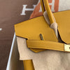 BIRKIN 30 TOGO LEATHER JAUNE AMBER WITH GOLD HARDWARE (GOLD)