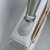 KELLY 25 EPSOM LEATHER BLANC (WHITE) WITH PALLADIUM HARDWARE (PHW)