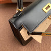 MINI KELLY II (20) BLACK BOX LEATHER WITH GOLD HARDWARE (GHW)