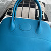 BOLIDE 31 CLEMENCE LEATHER BLEU ZANZIBAR WITH PALLADIUM HARDWARE (PHW)