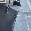 BIRKIN 25 TOGO LEATHER NOIR (BLACK) WITH PALLADIUM HARDWARE (PHW)