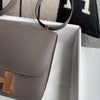 CONSTANCE 24 EPSOM LEATHER GRIS ETAIN WITH ROSE GOLD HARDWARE (RGHW)