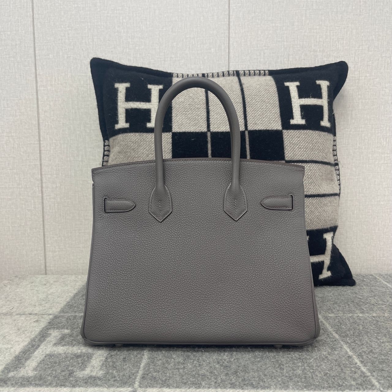 BIRKIN 30 TOGO LEATHER ETAIN WITH GOLD HARDWARE (GHW)