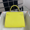 KELLY 25 EPSOM LEATHER LIME (YELLOW) WITH GOLD HARDWARE (GHW)