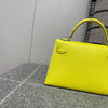 MINI KELLY II (20) EPSOM LEATHER LIME WITH PALLADIUM HARDWARE (PHW)